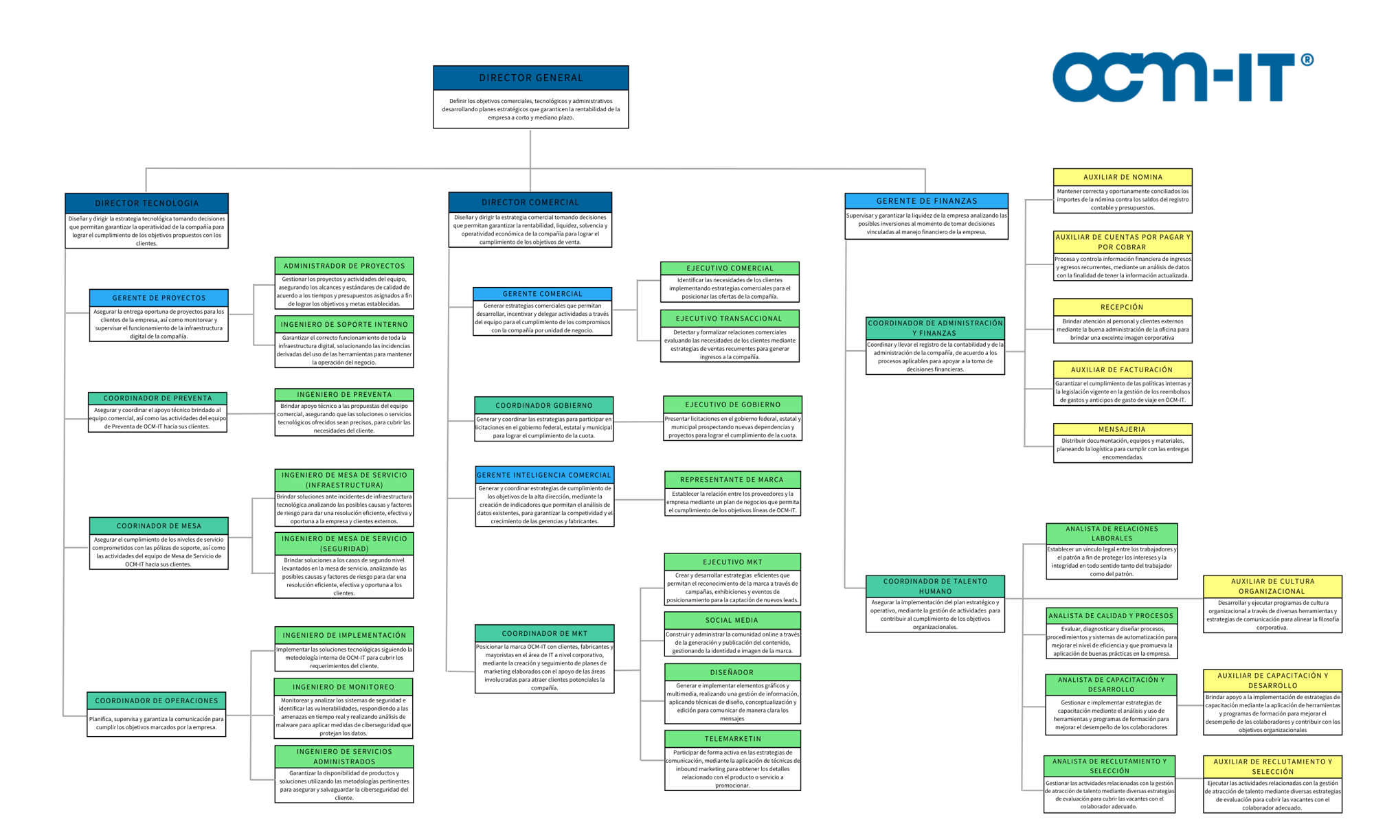 Organigrama de OCM-IT